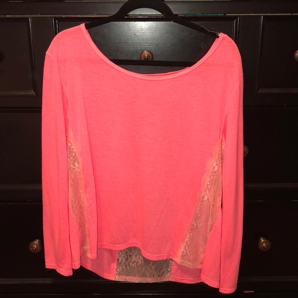 Hot pink shirt